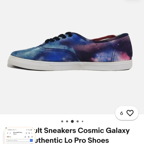 Vans Lo Pro Cosmic Galaxy Shoes Womens Size 8 Mens 6.5 - Picture 4 of 14
